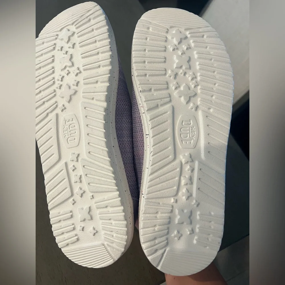 Hey Dude Purple Lavender Casual Shoes - Picture 3 of 4